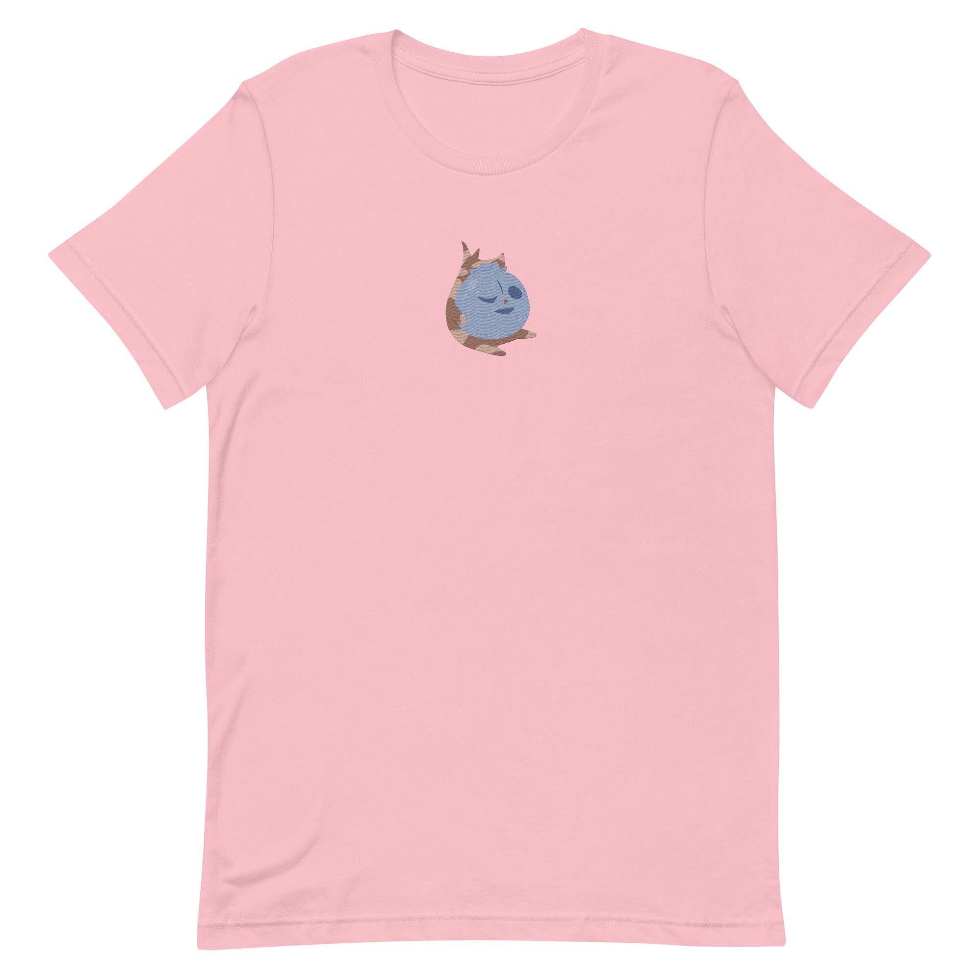 Blueberry Korok | Embroidered Unisex t-shirt | Titty Tea Zelda Threads & Thistles Inventory Pink S 