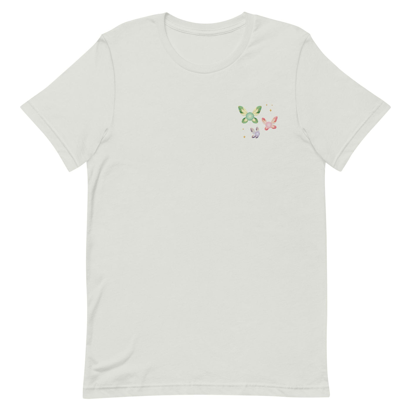 Navi Fairies | Embroidered Unisex t-shirt | The Legend of Zelda Threads & Thistles Inventory Silver S 