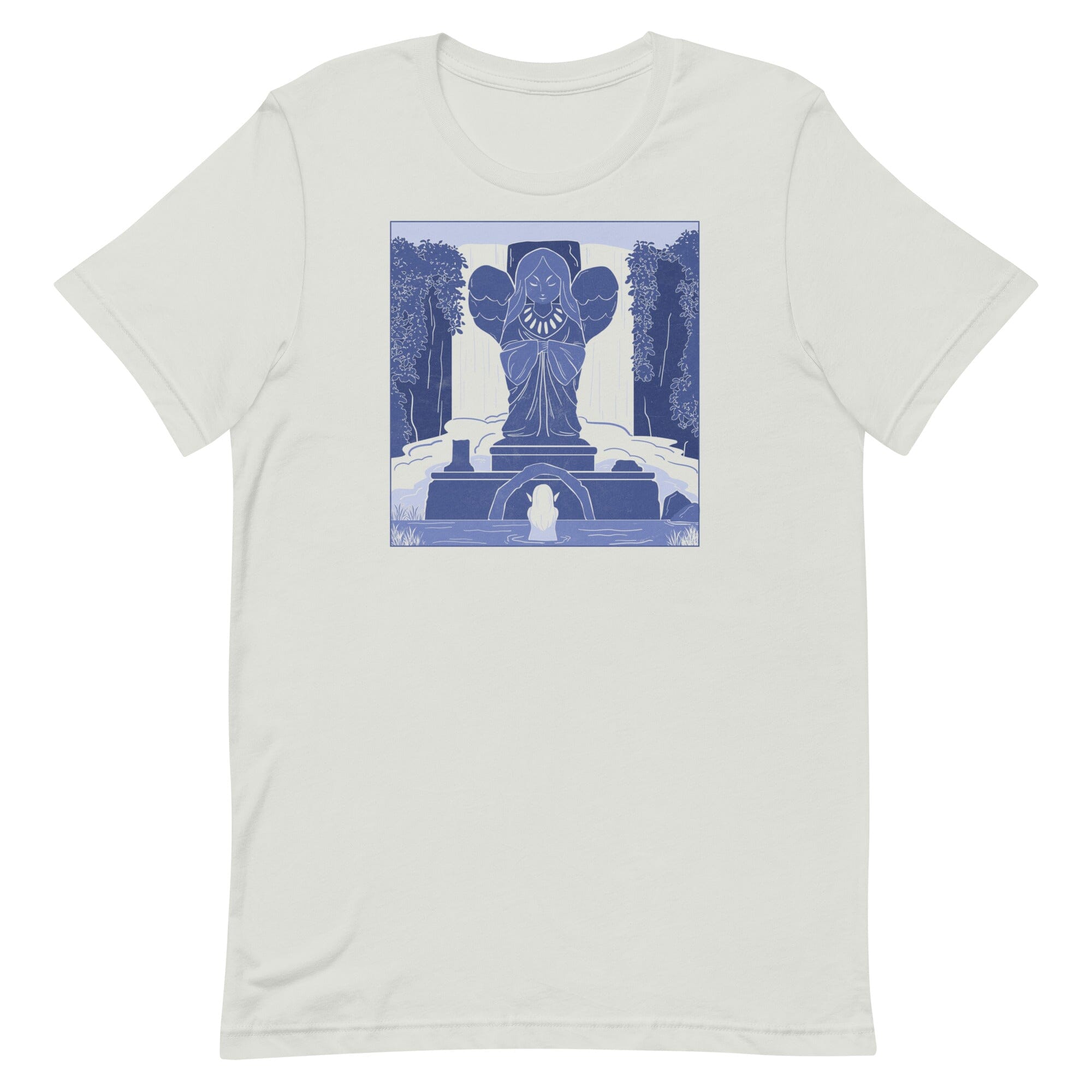 Goddess Statue | Unisex t-shirt | The Legend of Zelda Threads & Thistles Inventory Silver S 
