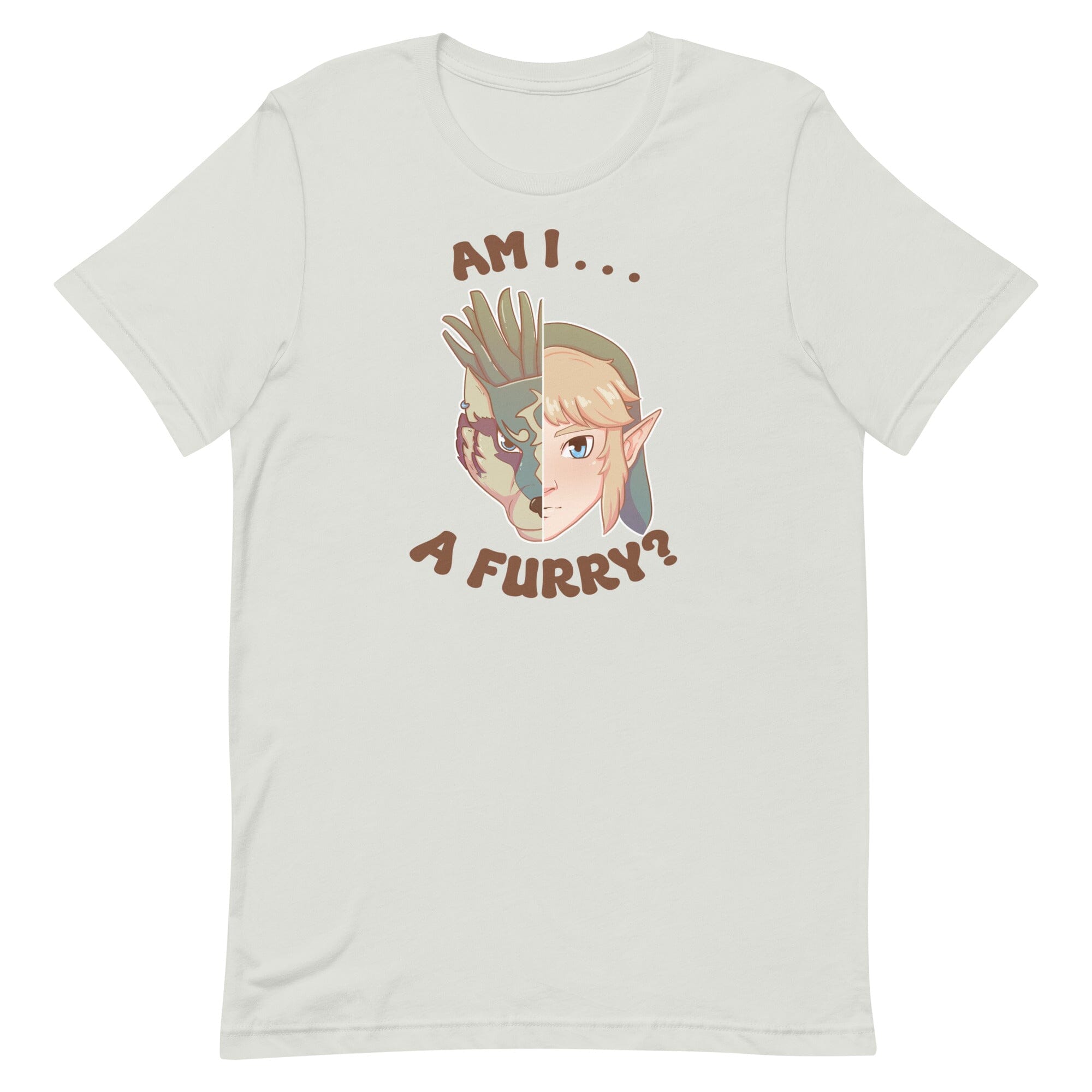 Am I a Furry? | Unisex t-shirt | Titty Tea Zelda Threads & Thistles Inventory Silver S 