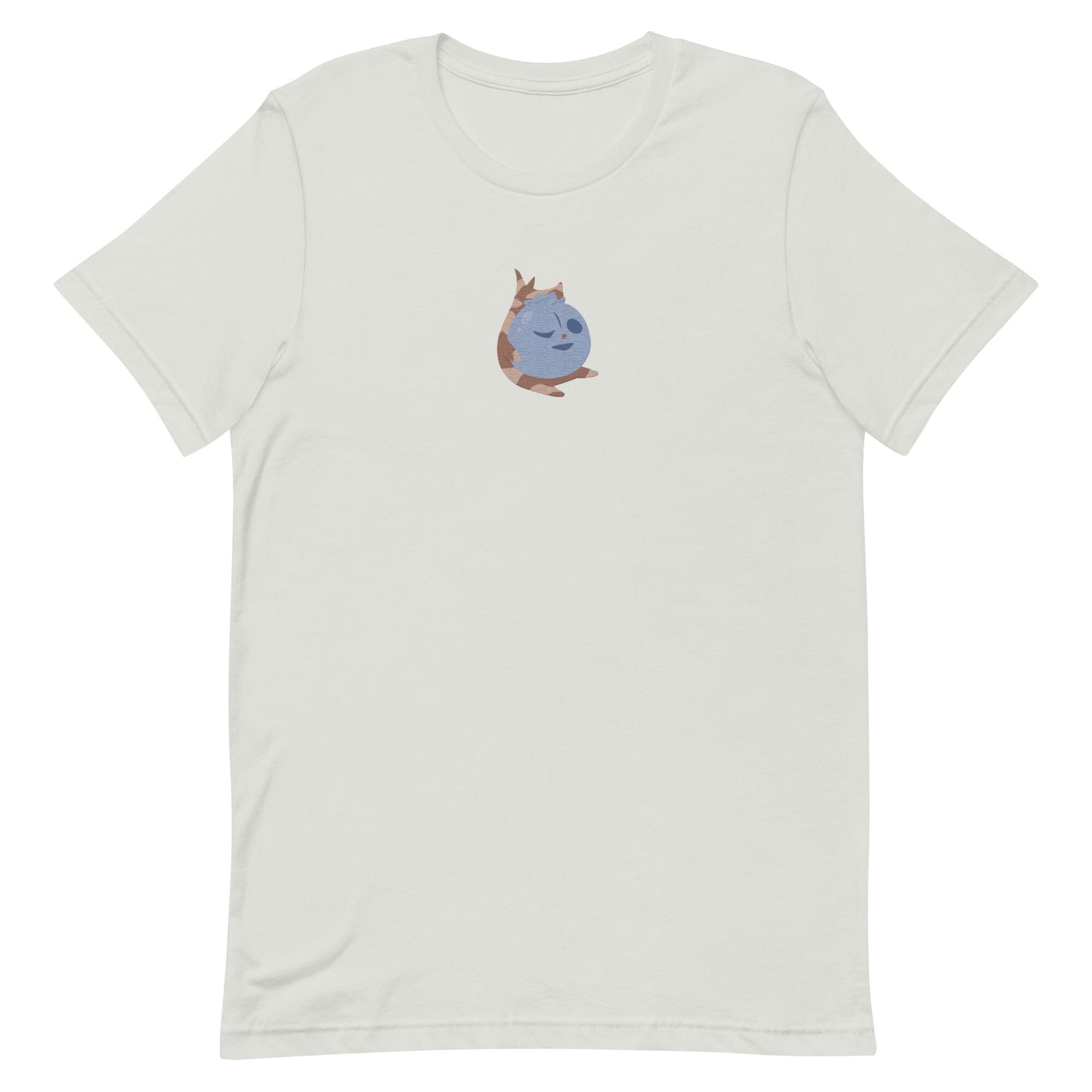 Blueberry Korok | Embroidered Unisex t-shirt | Titty Tea Zelda Threads & Thistles Inventory Silver S 