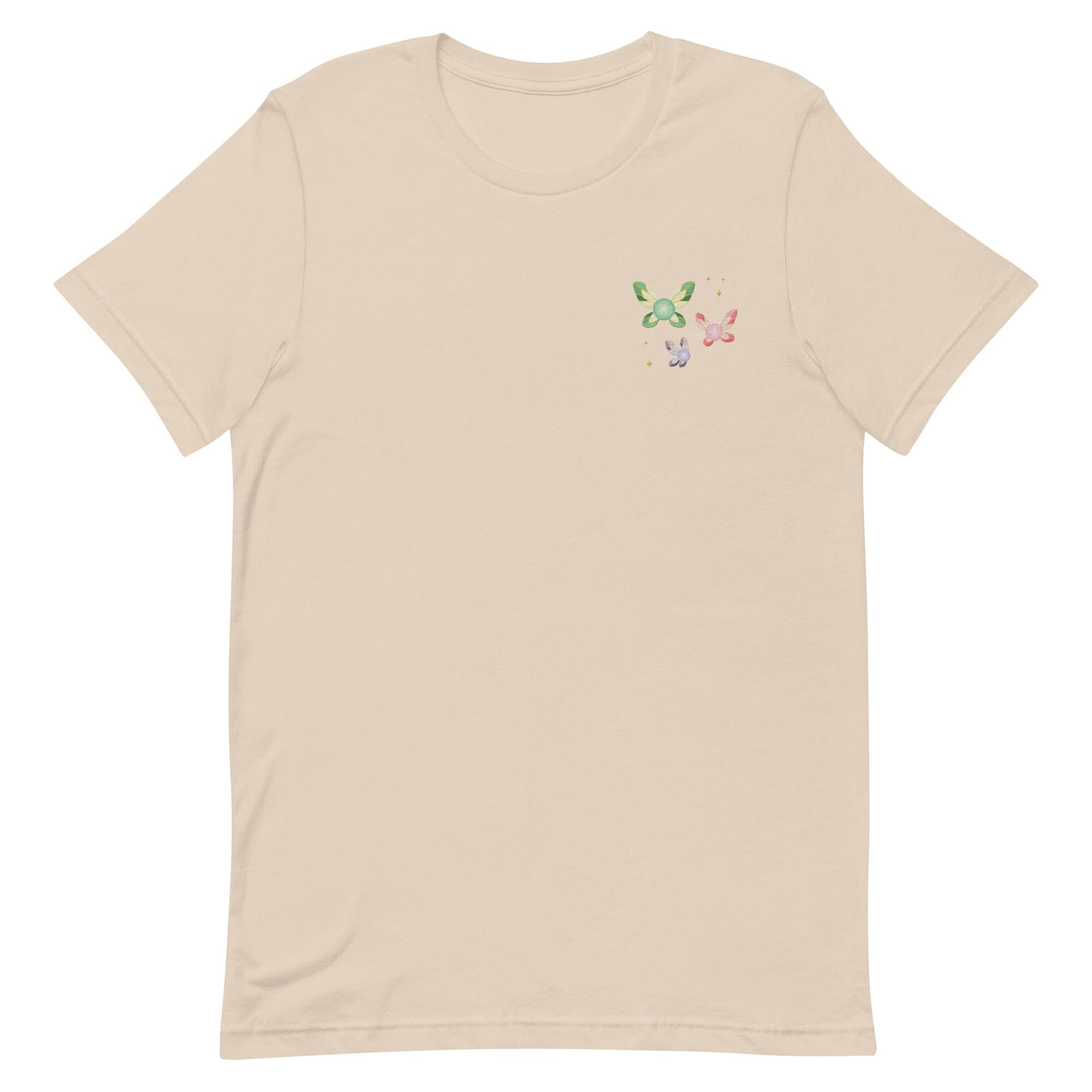 Navi Fairies | Embroidered Unisex t-shirt | The Legend of Zelda Threads & Thistles Inventory Soft Cream XS 