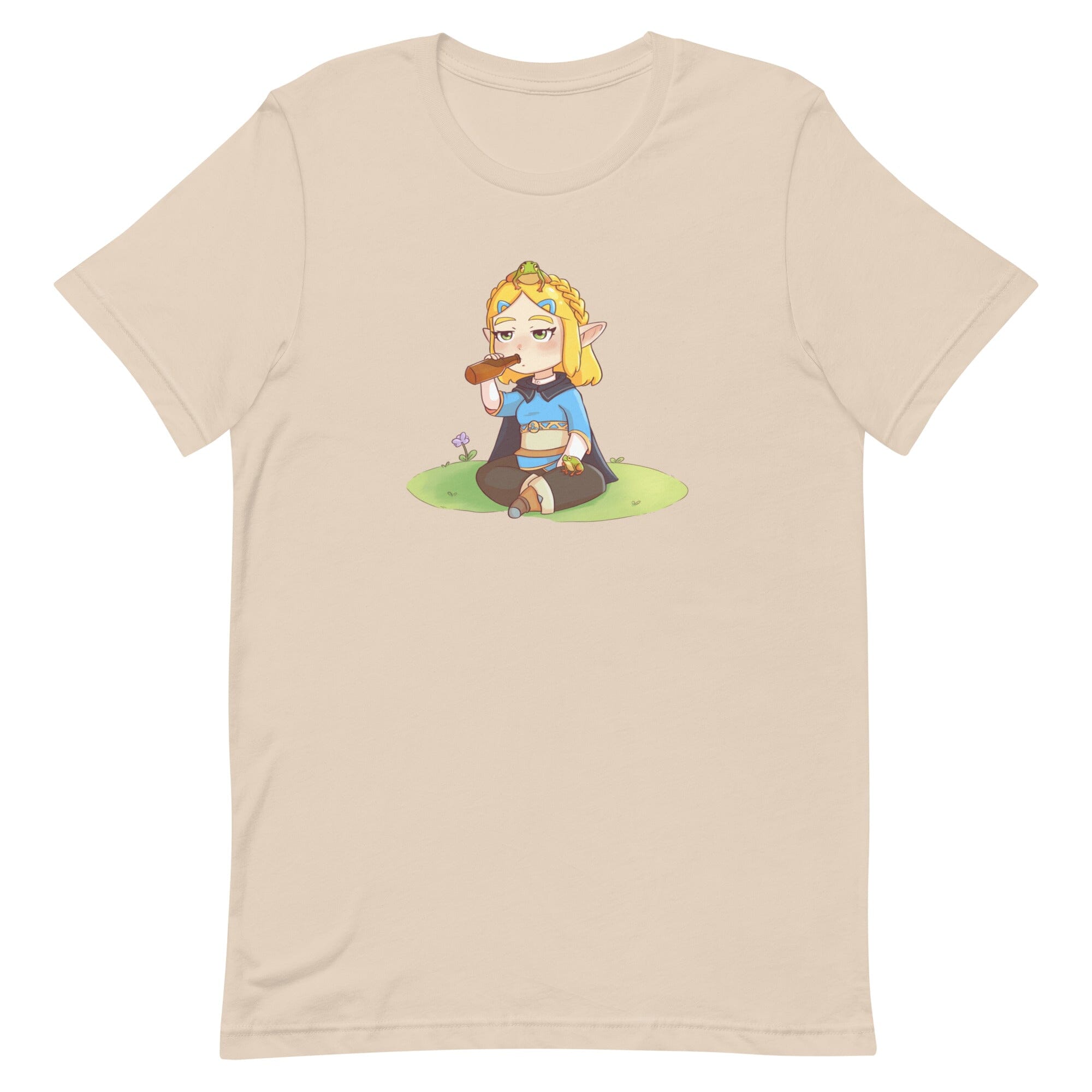Zelda Frogs | Unisex t-shirt | Titty Tea Zelda Threads & Thistles Inventory Soft Cream XS 