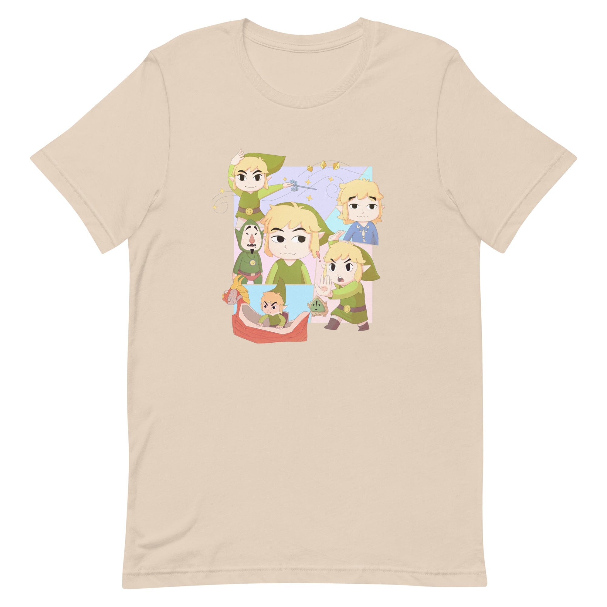 The Many Faces from Wind Waker | Unisex t-shirt Threads & Thistles Inventory Soft Cream XS 