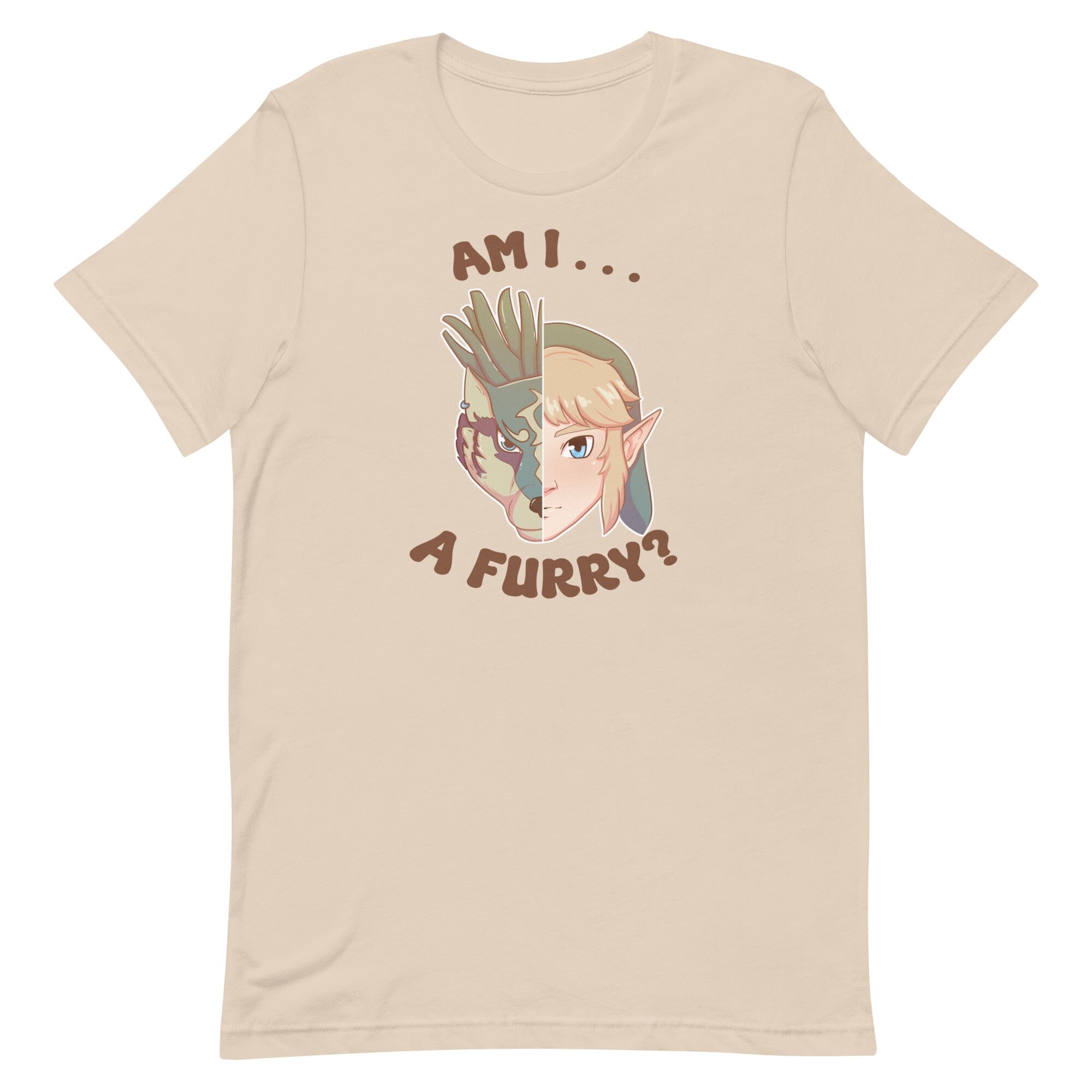 Am I a Furry? | Unisex t-shirt | Titty Tea Zelda Threads & Thistles Inventory Soft Cream XS 