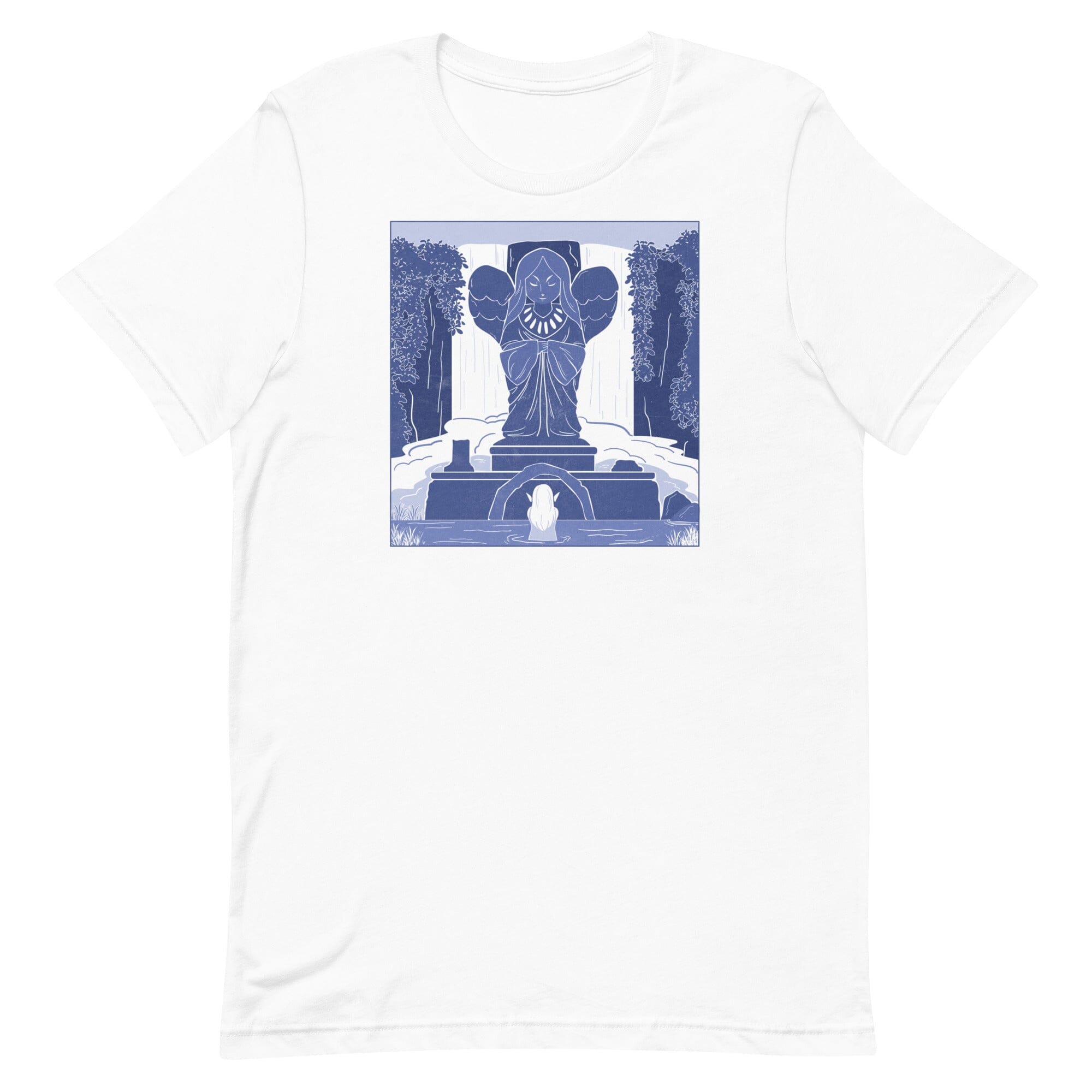 Goddess Statue | Unisex t-shirt | The Legend of Zelda Threads & Thistles Inventory White XS 