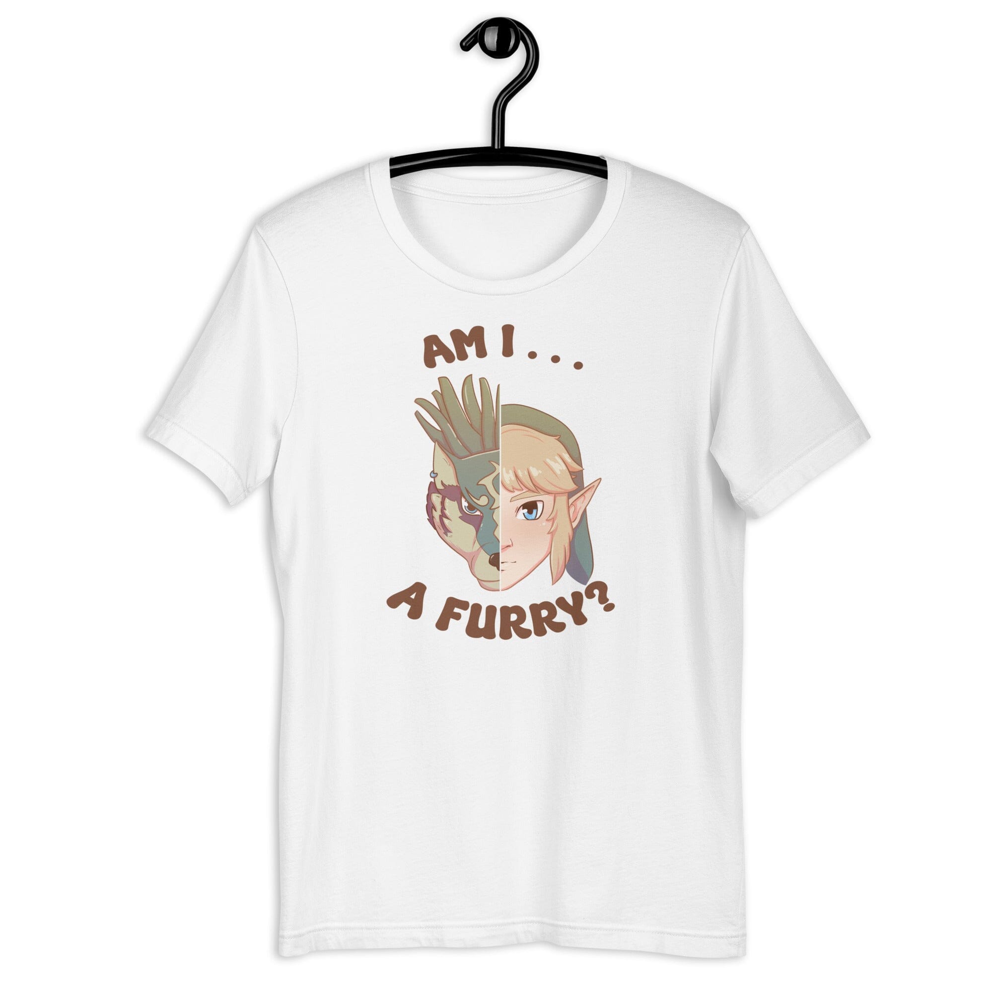 Am I a Furry? | Unisex t-shirt | Titty Tea Zelda Threads & Thistles Inventory 
