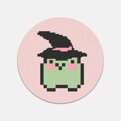 #Jumpscare Frog | Fall Mouse Pad (Round) Mousepad Threads & Thistles Inventory 