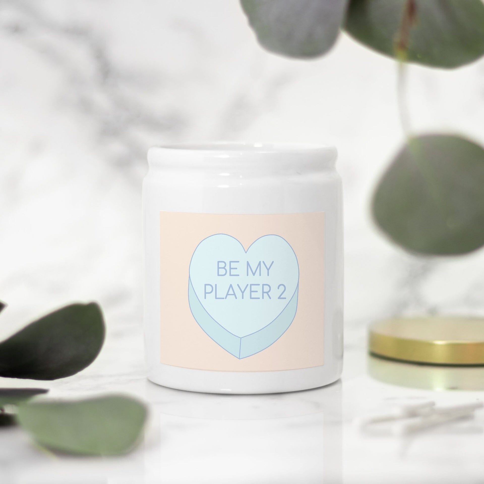 Be My P2 | 8oz Ceramic Candle | Valentine's Day Candles Threads & Thistles Inventory 