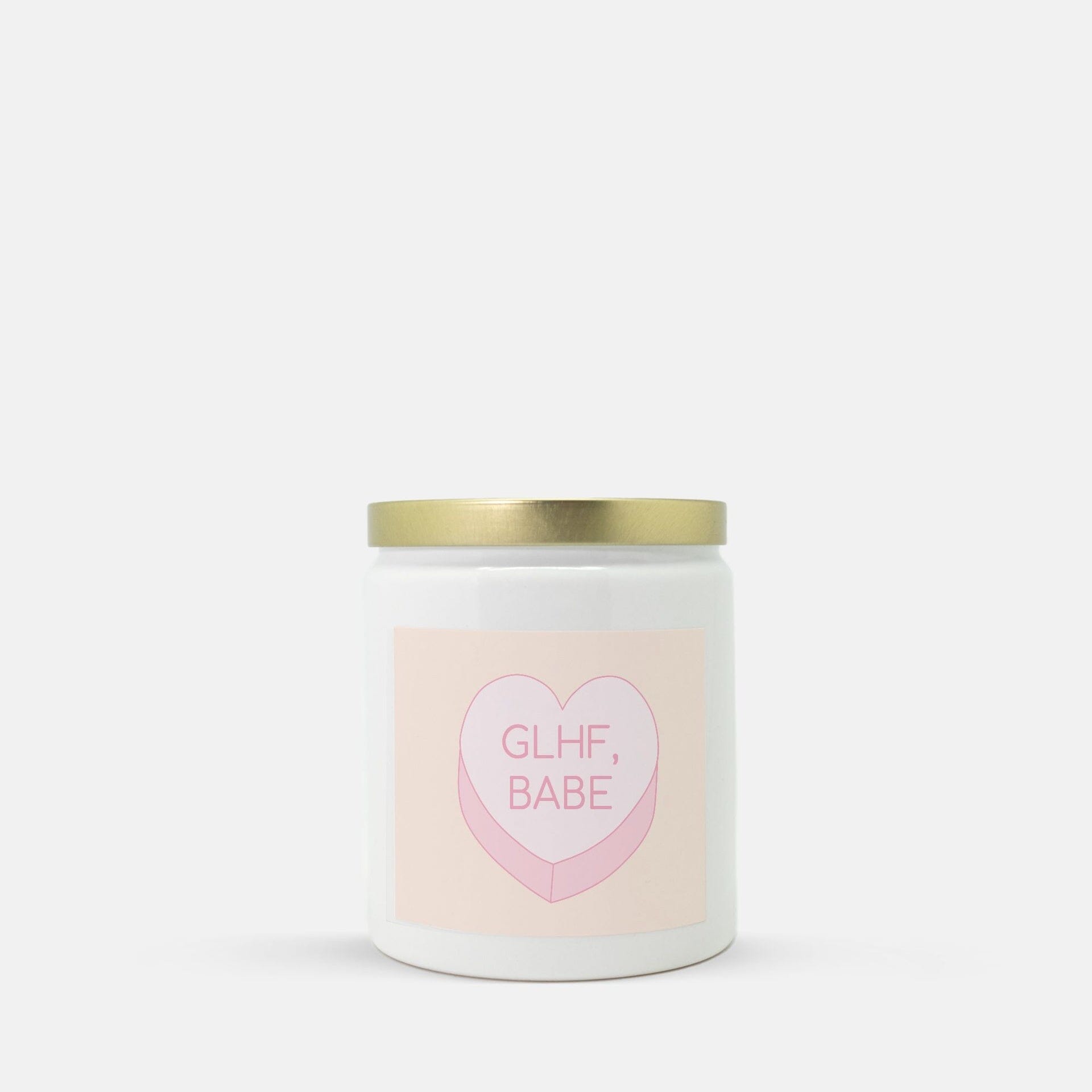 GLHF, Babe | 8oz Ceramic Candle | Valentine's Day Candles Threads & Thistles Inventory 