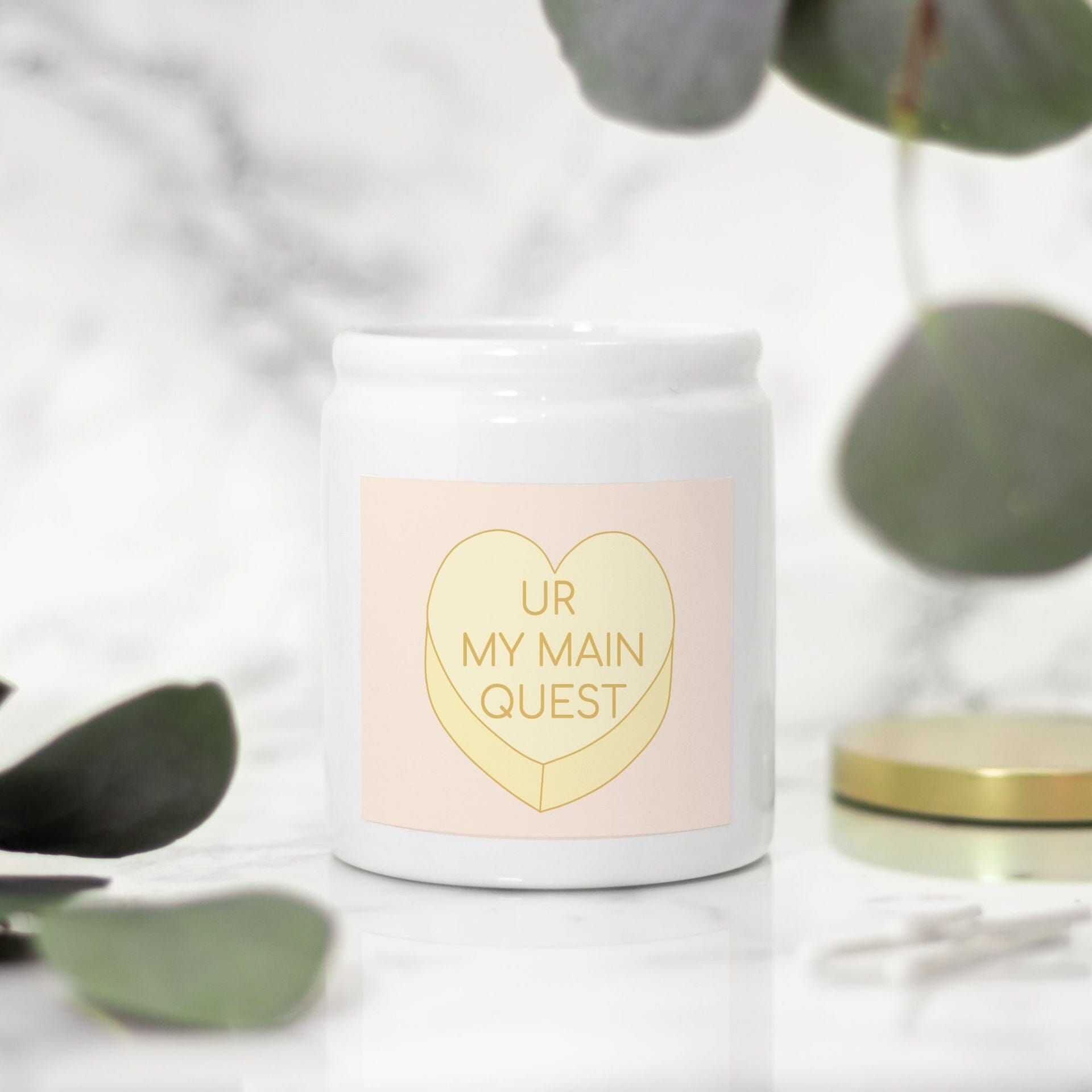 UR My Main Quest | 8oz Ceramic Candle | Valentine's Day Candles Threads & Thistles Inventory 