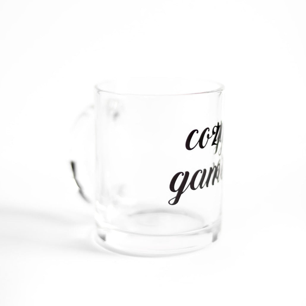 Cozy Gamer Mug Glass Mugs Threads & Thistles Inventory 