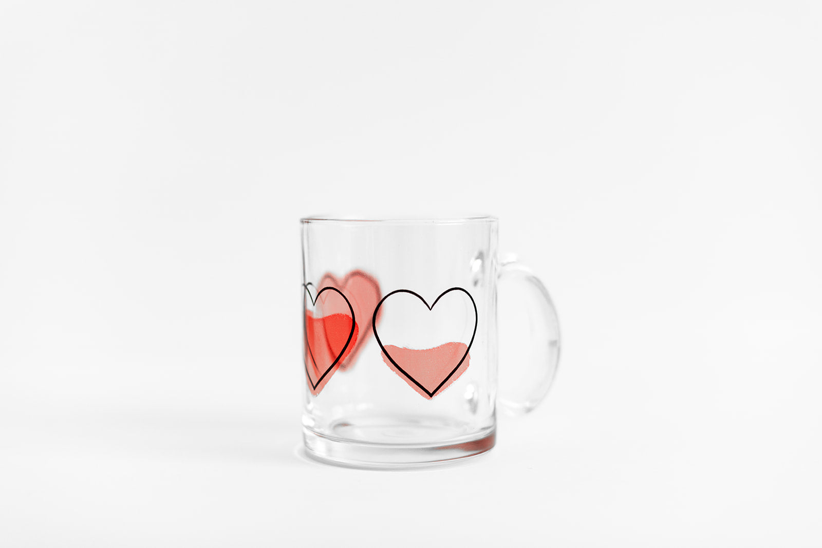 Heart Container | Mug Glass Mugs Threads & Thistles Inventory 