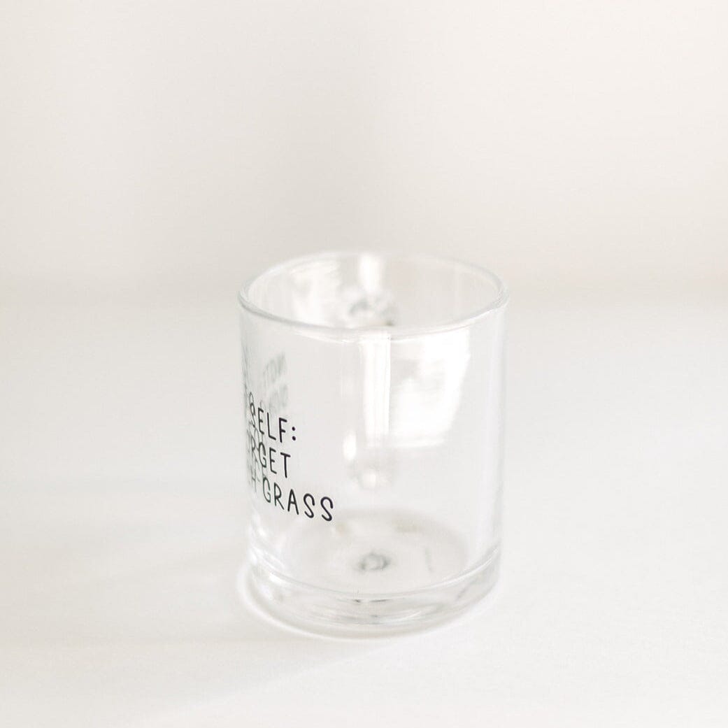 Touch Grass | Mug Glass | Gamer Affirmations Mugs Threads & Thistles Inventory 