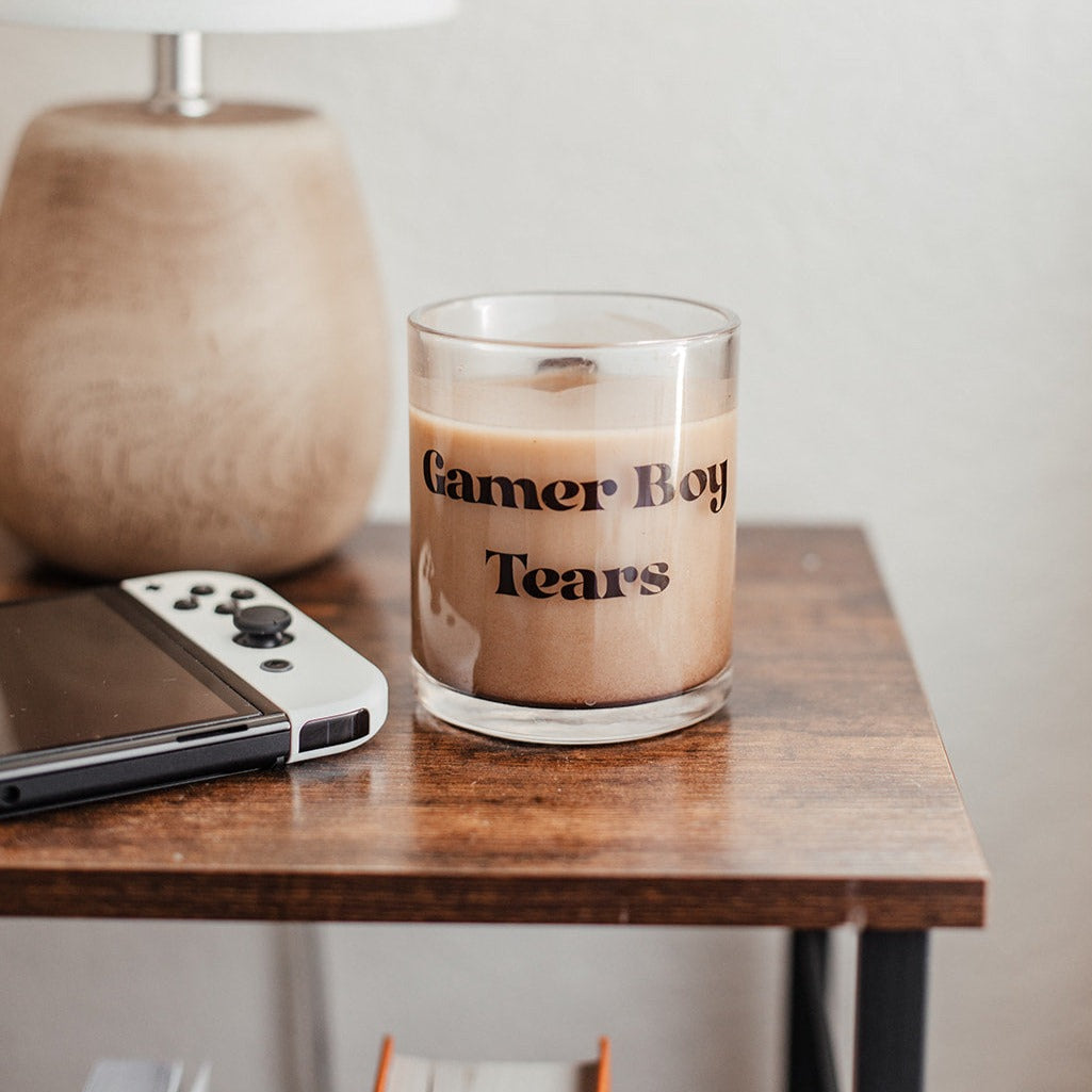Gamer Boy Tears | Mug Glass | Feminist Gamer Mugs Threads & Thistles Inventory 