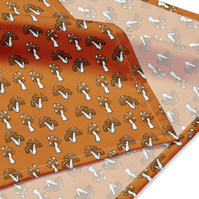 Mushies | All-over print bandana | Fall Cozy Gamer Unframed Prints Threads & Thistles Inventory 