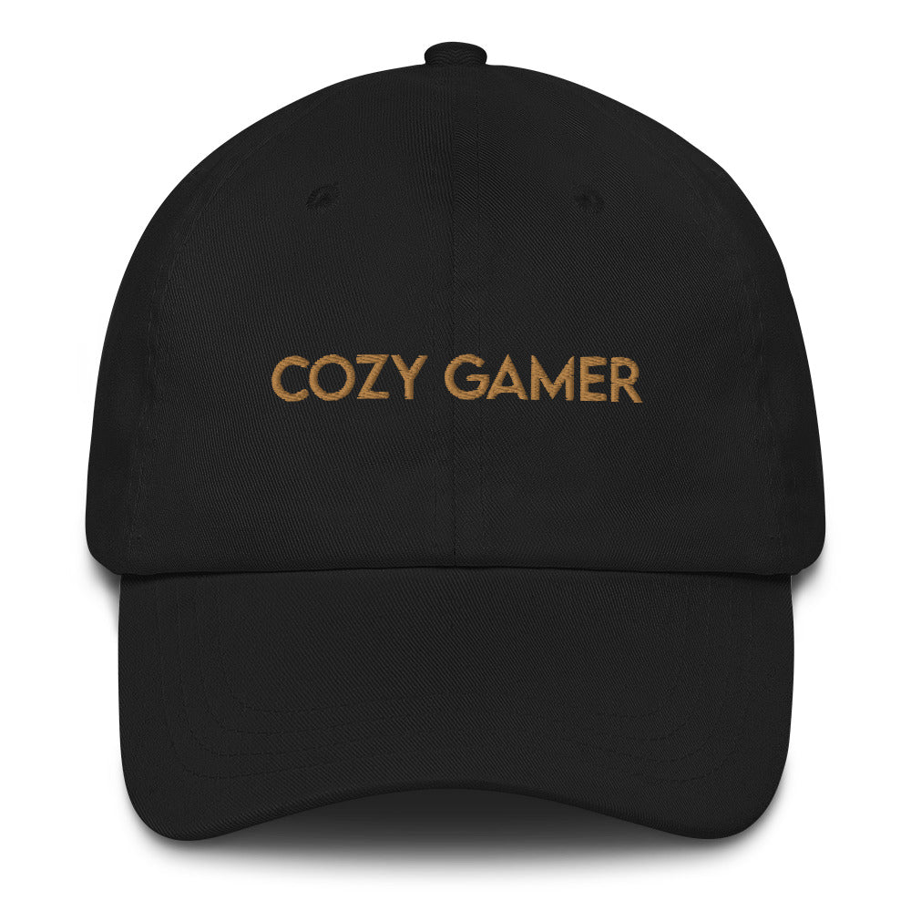 Cozy Gamer | Dad hat | Cozy Gamer Threads and Thistles Inventory Black 