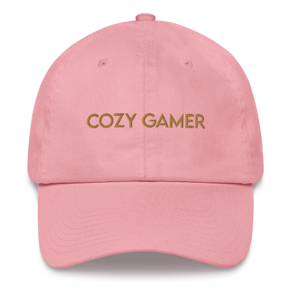 Cozy Gamer | Dad hat | Cozy Gamer Threads and Thistles Inventory Pink 