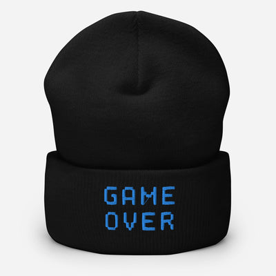 Game Over | Cuffed Beanie | Retro Gaming Threads & Thistles Inventory 