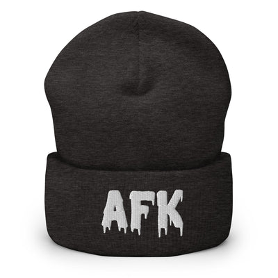 AFK Cuffed Beanie Threads & Thistles Inventory Dark Grey 