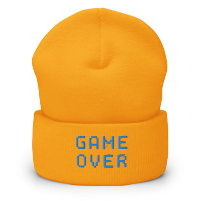 Game Over | Cuffed Beanie | Retro Gaming Threads & Thistles Inventory 