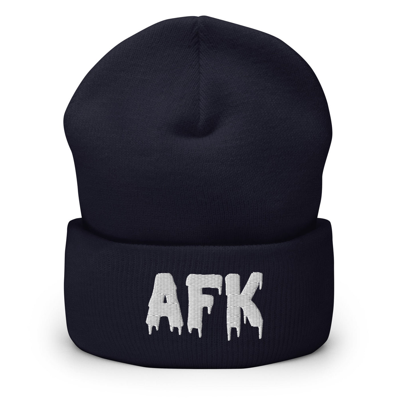 AFK Cuffed Beanie Threads & Thistles Inventory Navy 
