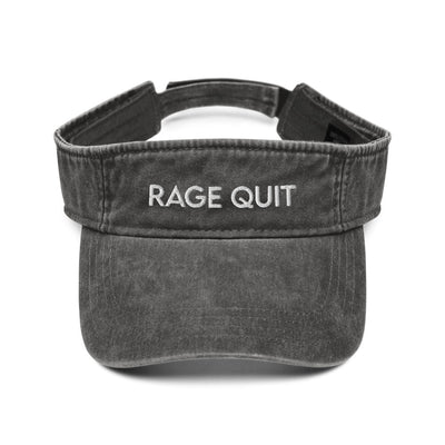 Rage Quit | Denim visor Threads and Thistles Inventory Black 