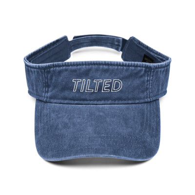 Tilted | Denim visor Threads and Thistles Inventory Royal 