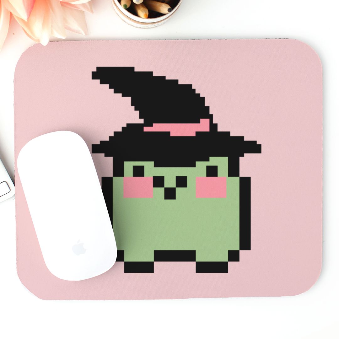 #Jumpscare Frog | Fall Mouse Pad (Rectangle) Mousepad Threads & Thistles Inventory 