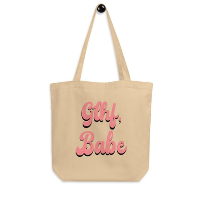 GLHF, Babe | Eco Tote Bag | Gamer Affirmations Threads & Thistles Inventory 