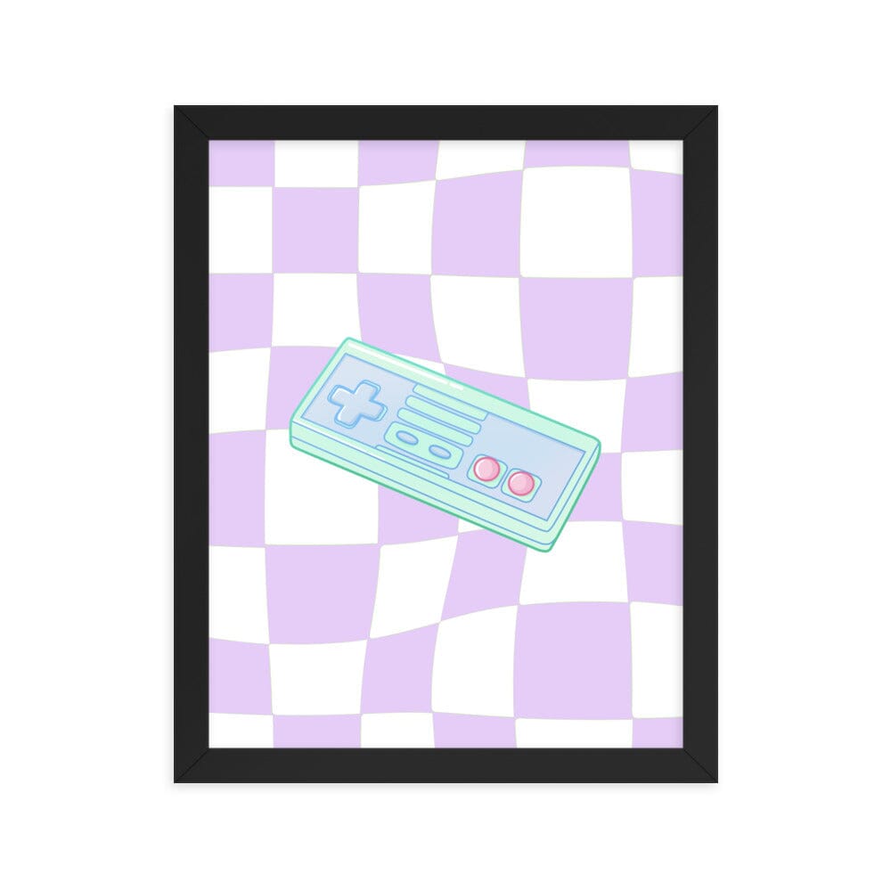 NES Controller | Framed poster | Retro Gaming Threads & Thistles Inventory 