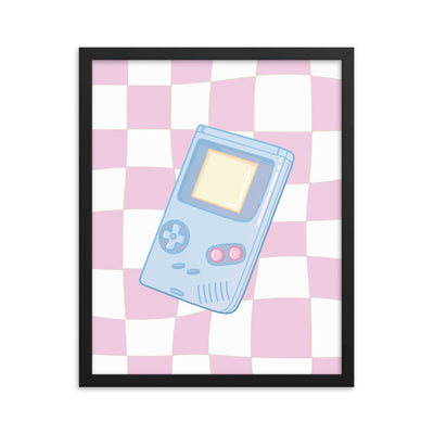 Game Boy | Framed poster | Retro Gaming Threads & Thistles Inventory 