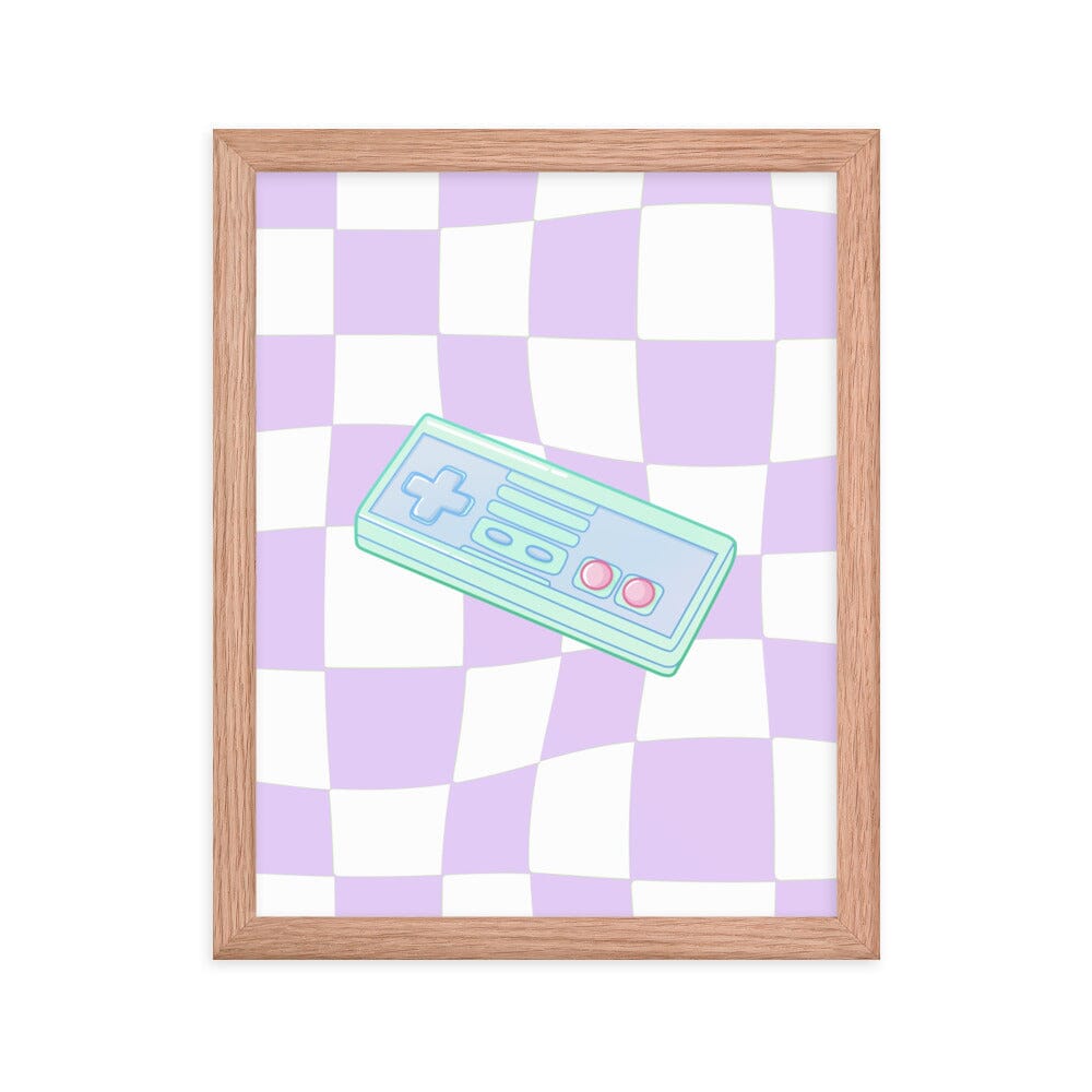 NES Controller | Framed poster | Retro Gaming Threads & Thistles Inventory 