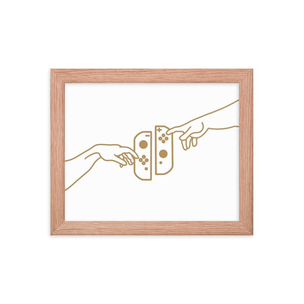 The Creation of Switch | 8x10 Framed poster | Cozy Gaming Threads & Thistles Inventory 