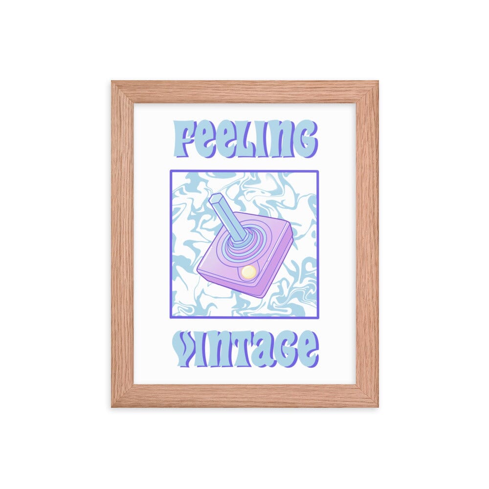 Feeling Vintage | Framed poster | Retro Gaming Threads & Thistles Inventory 