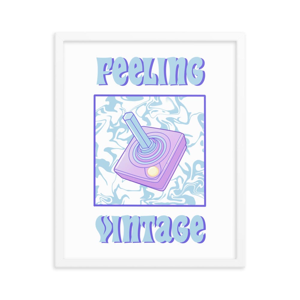 Feeling Vintage | Framed poster | Retro Gaming Threads & Thistles Inventory 