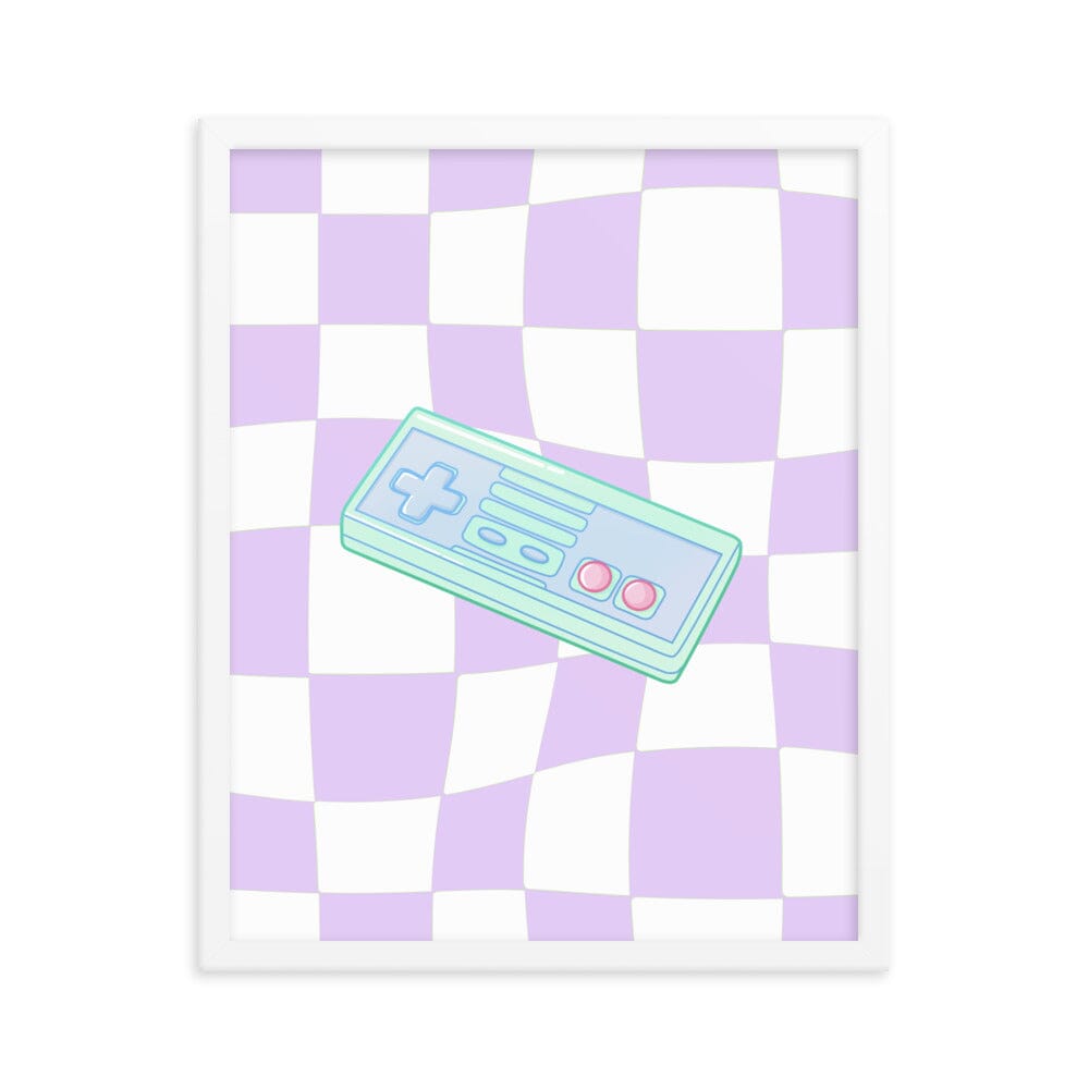 NES Controller | Framed poster | Retro Gaming Threads & Thistles Inventory 