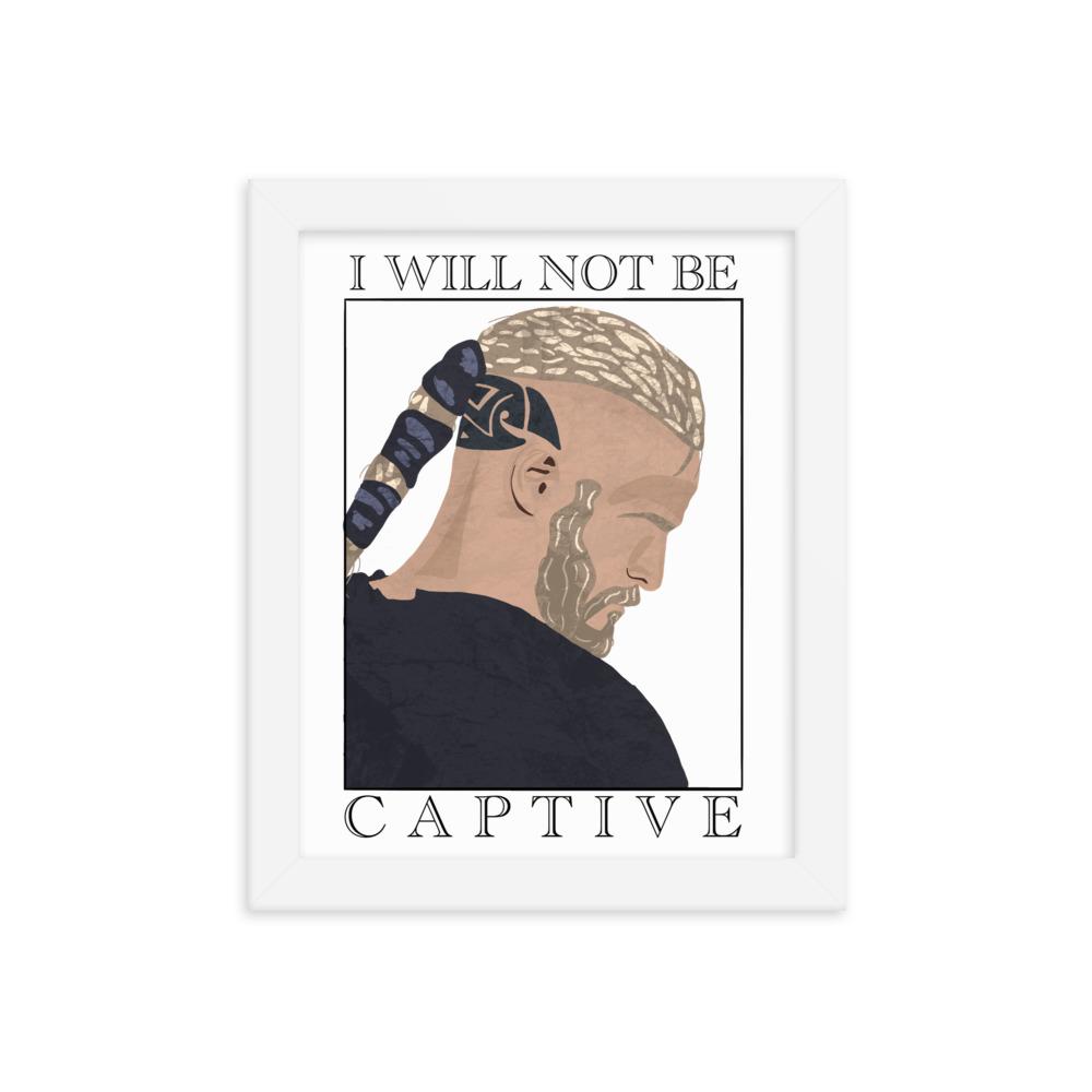 Captive | 8x10 in Framed poster | Assassin's Creed Threads and Thistles Inventory White 