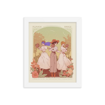 Vintage Flower Dance | Framed poster | Stardew Valley Framed Prints Threads & Thistles Inventory 