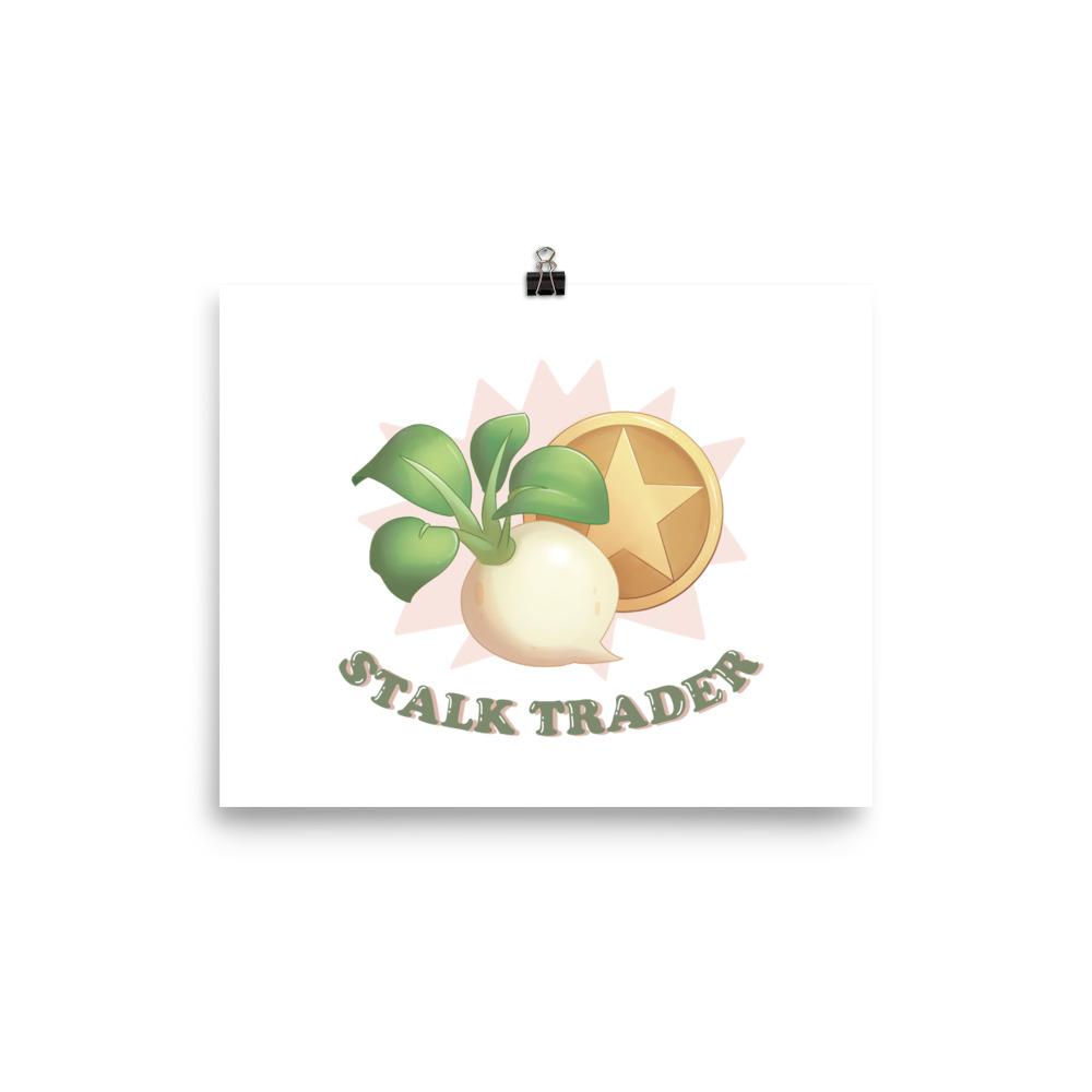 Stalk Trader | 8x10 Poster | Animal Crossing Threads and Thistles Inventory 
