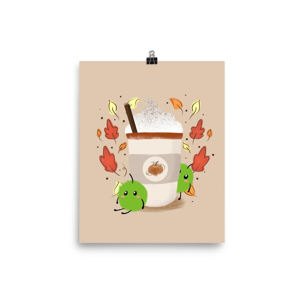 Pumpkin Spice Junimo | 8x10 Poster Threads and Thistles Inventory 