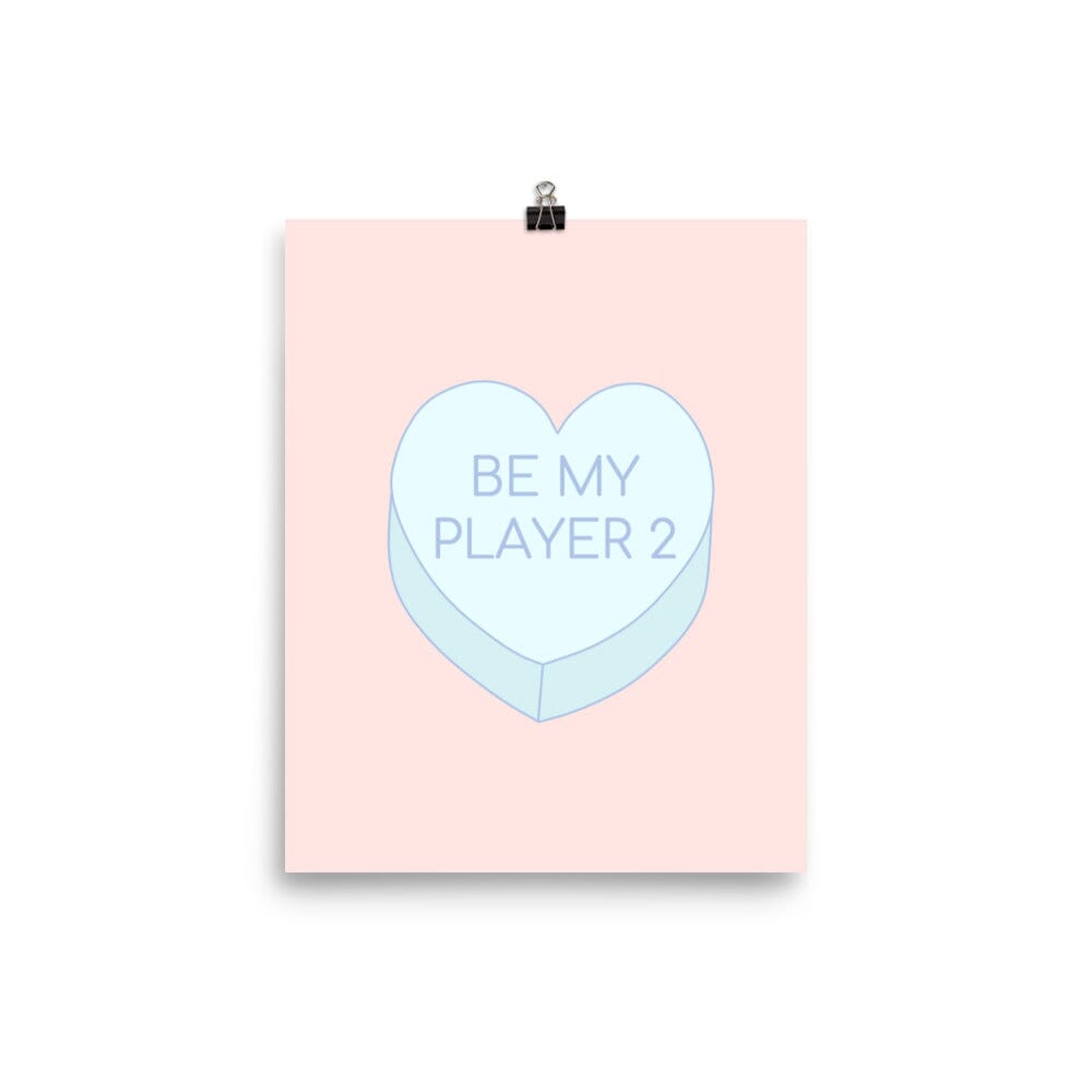 Be My P2 | 8x10 Poster | Valentine's Day Threads & Thistles Inventory 
