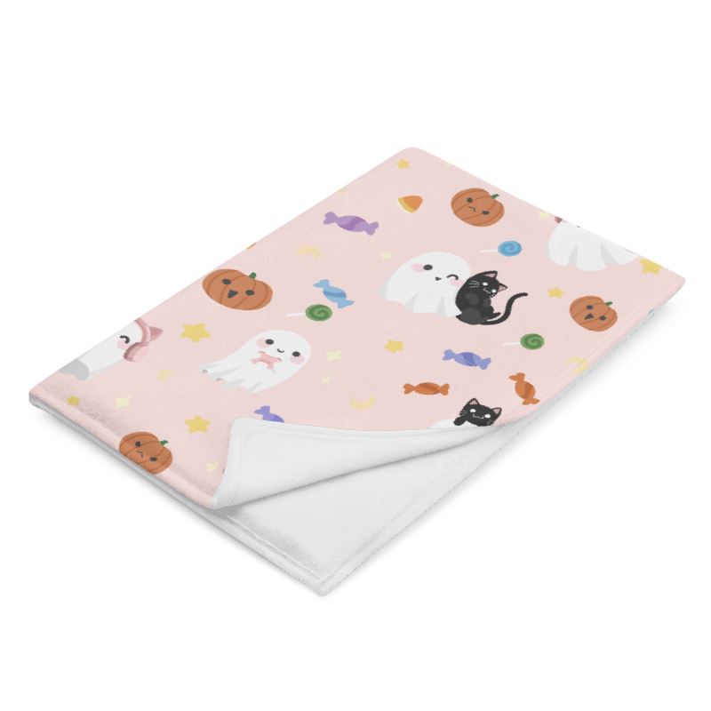 Gamer Ghosts | Throw Blanket | Fall Halloween Threads & Thistles Inventory 