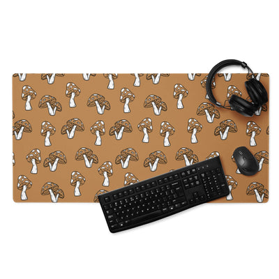 Mushies | 36″ × 18″ Gaming mouse pad | Cozy Gamer Mouse Pad Threads and Thistles Inventory 