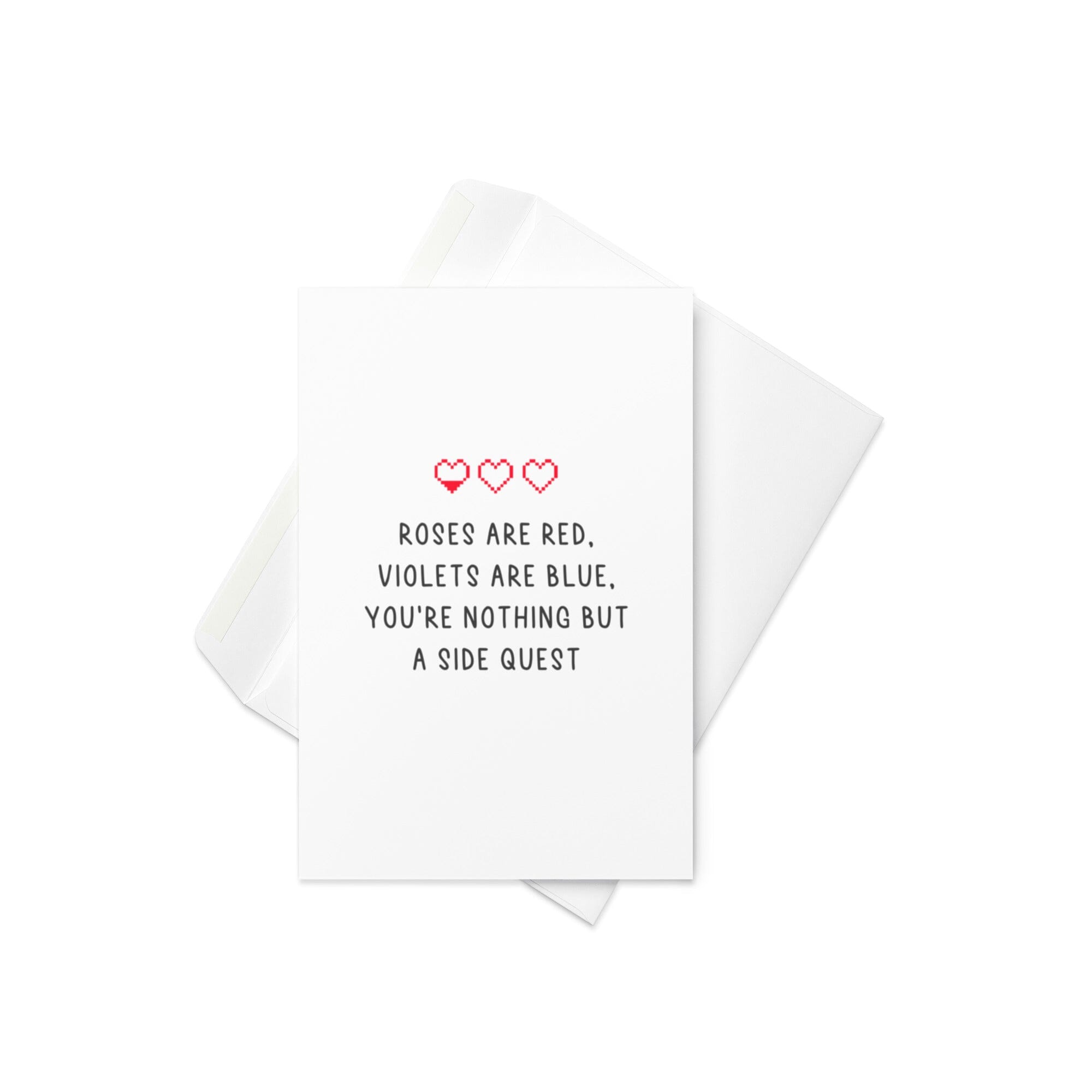 Nothing but a Side Quest | Anti Valentine's Day Card Threads & Thistles Inventory 