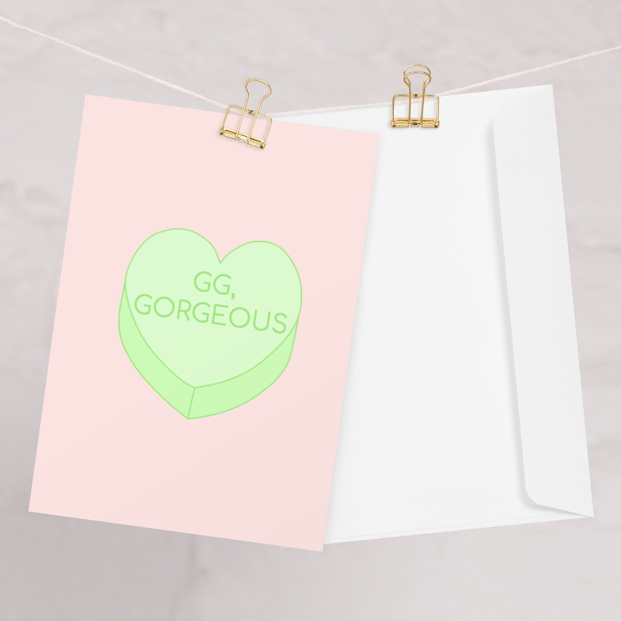 GG, Gorgeous Valentine's Day Card Threads & Thistles Inventory 5.83″×8.27″ 