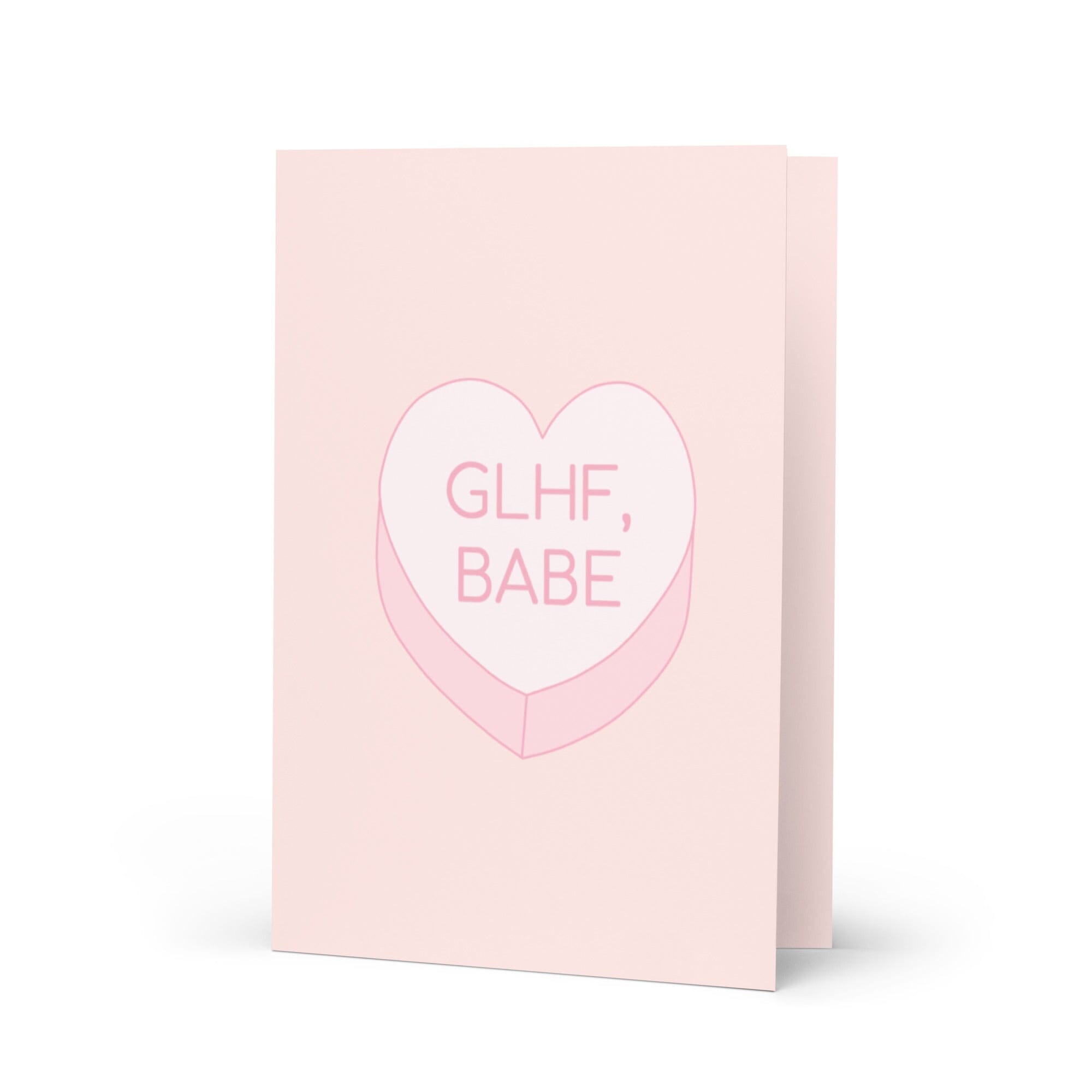 GLHF, Babe | Valentine's Day Card Threads & Thistles Inventory 5.83″×8.27″ 
