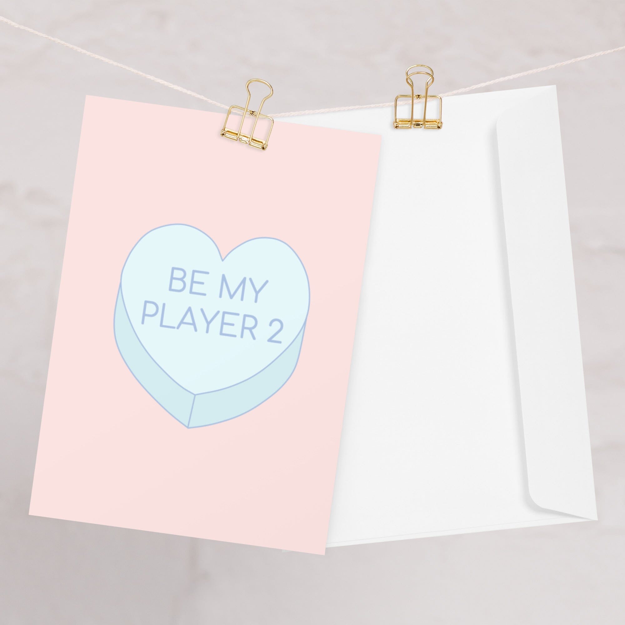 Be My P2 | Valentine's Day Card Threads & Thistles Inventory 5.83″×8.27″ 