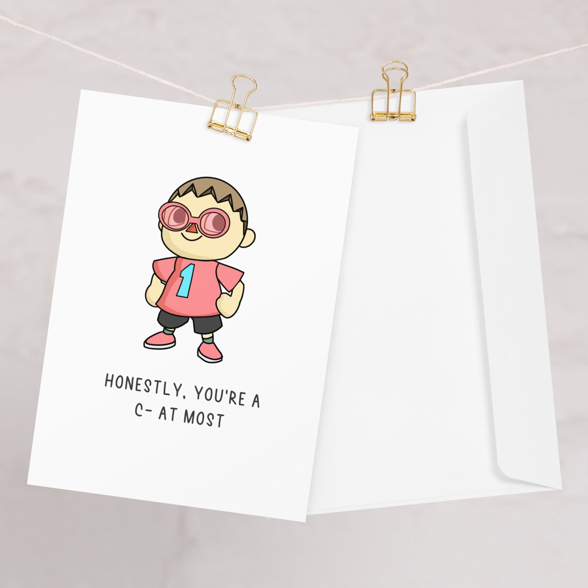 C - At most | Anti Valentine's Day Card Threads & Thistles Inventory 5.83″×8.27″ 
