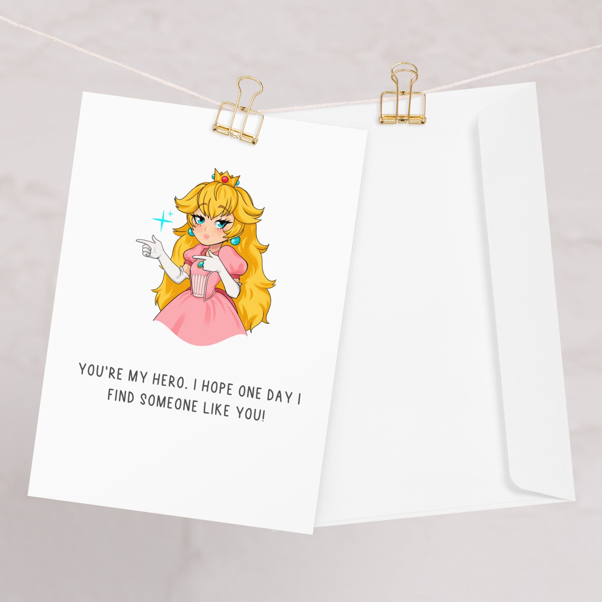 You're my Hero | Anti Valentine's Day Card Threads & Thistles Inventory 5.83″×8.27″ 